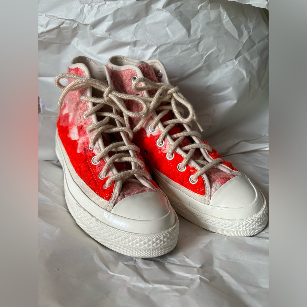 Converse Chuck 70 Upcycle Crochet High Tops